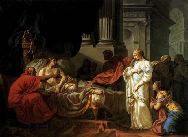 Jacques-Louis  David Antiochus and Stratonica